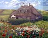 Norddeutsche Landschaft - Öl auf Leinwand (49x39)